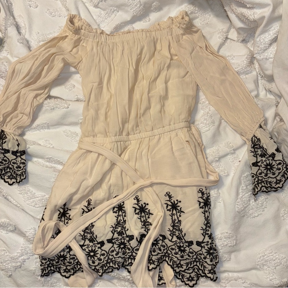 Off the shoulder romper
